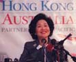  Anson Chan - chief secretary, Hong Kong  at a press conference in Sydney